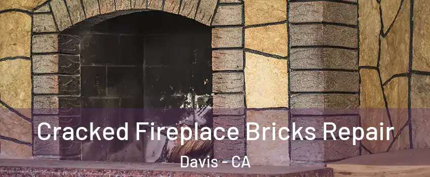  Cracked Fireplace Bricks Repair Davis - CA