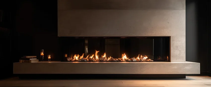 Gas Fireplace Ember Bed Design Services in Davis, California