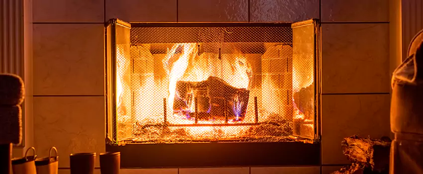 Mendota Hearth Landscape Fireplace Installation in Davis, California