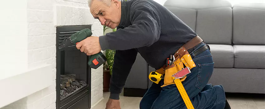 New Indoor Fireplace Installation in Davis, California