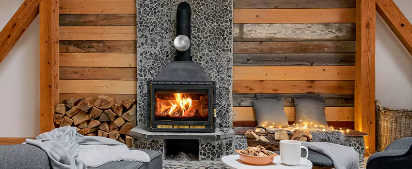 Thelin Hearth Products Direct Vent Gas Stove Fireplace Inspection in Davis, California
