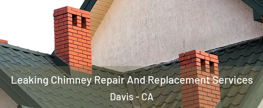  Leaking Chimney Repair And Replacement Services Davis - CA